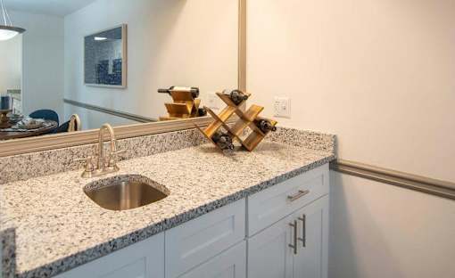 A kitchen counter with a sink at Paces Ridge at Vinings, Atlanta, GA, 30339