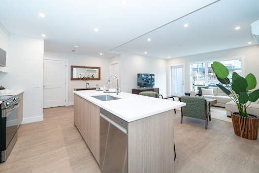 Modern Kitchen at Woodland Place Apartments, Langford, BC