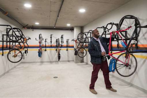 Bike Storage at Metro Line Flats, Seattle, WA