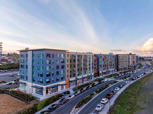 Buildings And Street View at Riverfront Everett, Everett, 98201