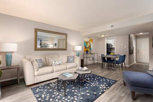 Main Living Room at Oaks at Victory Apartments, Savannah, 31404