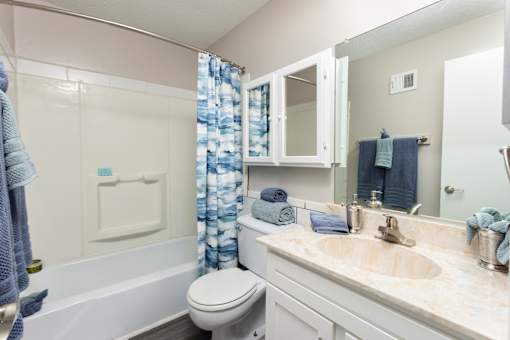 Full Bathroom at Oaks at Victory Apartments, Savannah