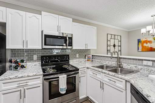 Kitchen in a 2 BR