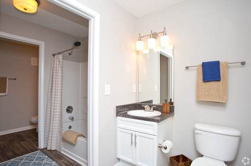 Master bathroom in a 3 Bedroom