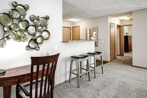Dining And Kitchen View at Standing Bear Lake, Omaha, Nebraska