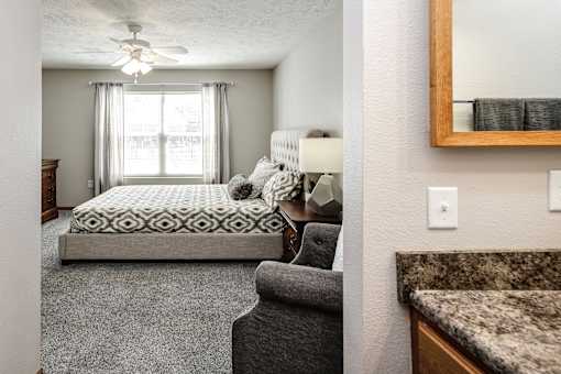 Bedroom With Bathroom at Standing Bear Lake, Nebraska