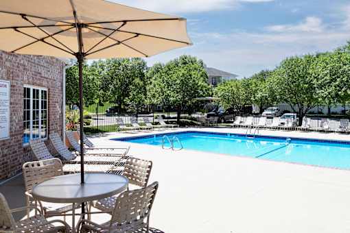 Poolside Dining Area at Standing Bear Lake, Omaha, 68164
