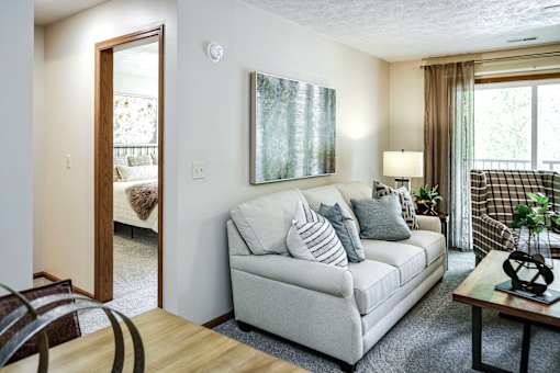 Spacious Living Area at The Pointe, LaVista, Nebraska