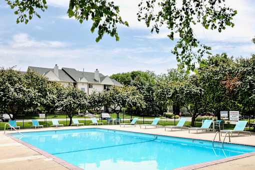 A large swimming pool at The Pointe, LaVista, 68128