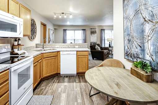 Modern Kitchen at Tranquility Pointe, Omaha