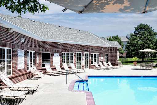 Outdoor Swimming Pool at Tranquility Pointe, Omaha, NE