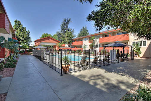 Secured Swimming Pool at Californian, California