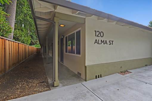 A building with the number 120 on it.
