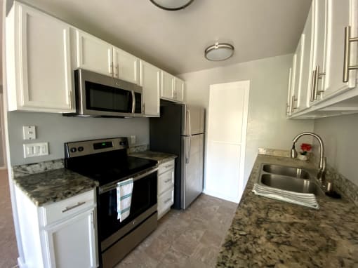 view of kitchen and appliances