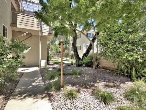 Courtyard Garden Space at Laurel Grove Apartments, Menlo Park