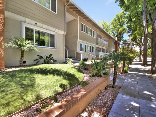 Lush Landscaping at Laurel Grove Apartments, Menlo Park, 94025