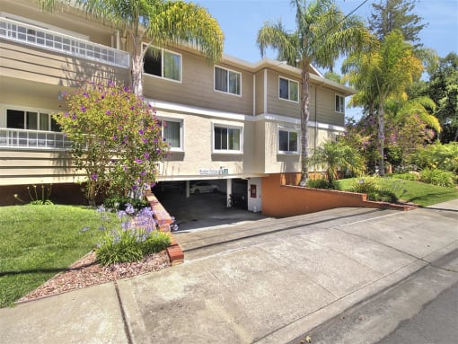 Exterior Landscape at Laurel Grove Apartments, California