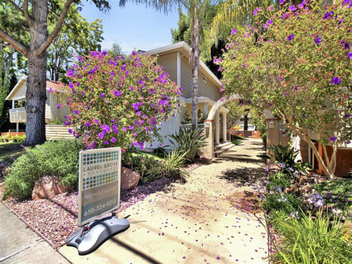 Courtyard Garden Space at Laurel Grove Apartments, Menlo Park