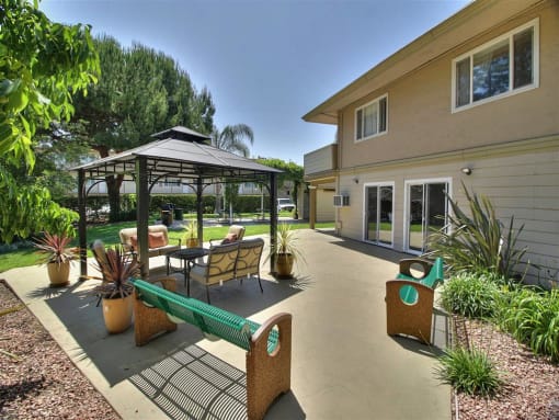 Outdoor Patio at The Arbors at Mountain View, California