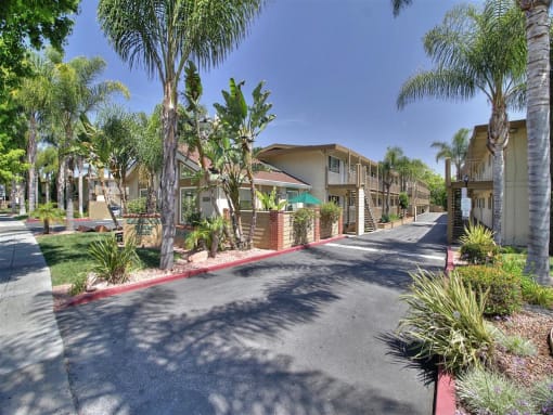 Exterior Paths at The Arbors at Mountain View, Mountain View, CA, 94040