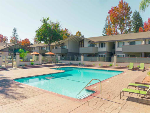 Invigorating Swimming Pool at Balboa Apartments, Sunnyvale, CA, 94086