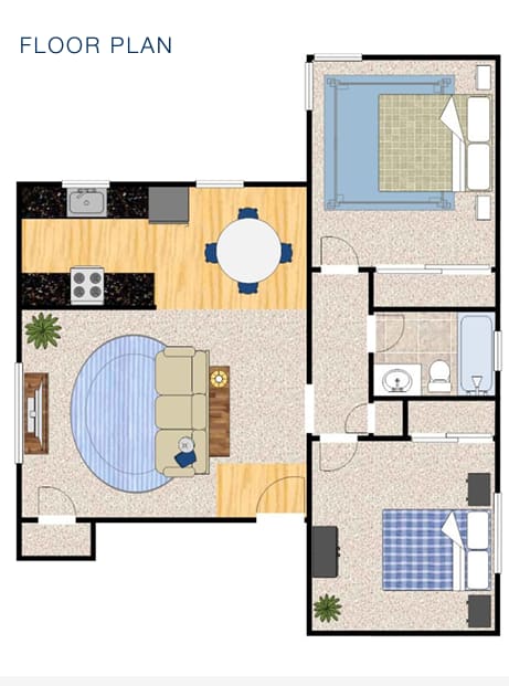2x1 Floorplan