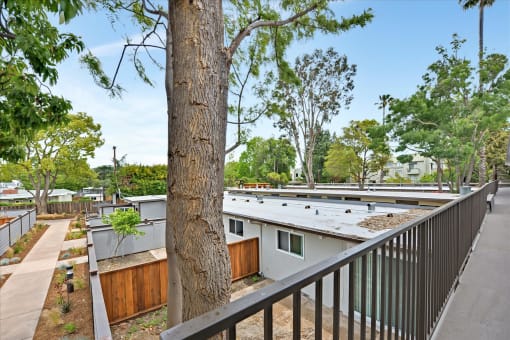 overlooking the property