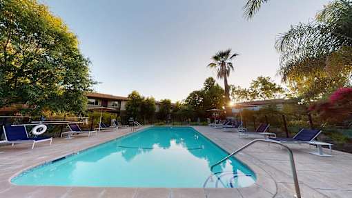 the swimming pool at the resort