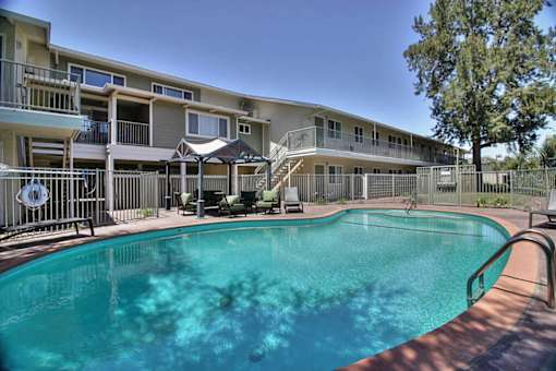 Glimmering Pool at Mountain View Place, California, 94040