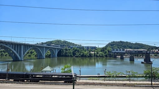 view of the river from Maplehurst Park Apartments
