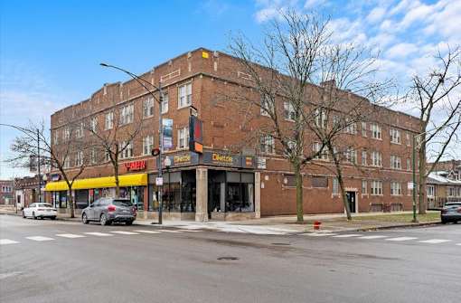 exterior of building with retail