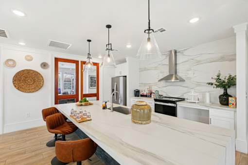 Kitchen Counter at Harrisburg Lofts, Houston, 77003