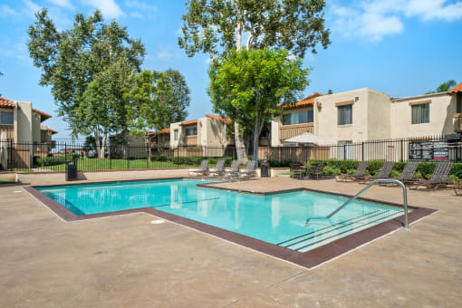 our apartments have a resort style swimming pool