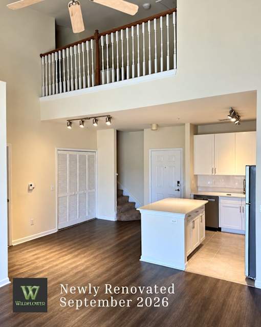 A newly renovated apartment is available for rent in September 2026.