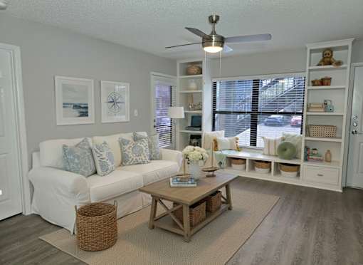 The Palms of Clearwater Living Room (virtually staged)