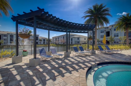 Coralina Apartments | Cape Coral, FL | Island-Style Lagoon Pool
