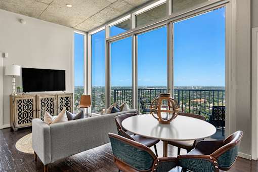 Allure Hermann Park | Spacious 2 Bedroom Model with Spacious Living Area