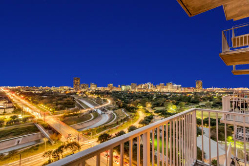 Balcony with Panoramic City Views