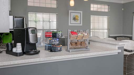 Clubhouse with Coffee Bar| Aspire at Gateway