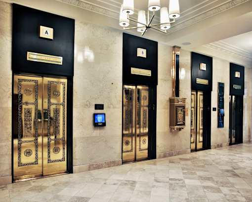 The Residences at Barnett | Downtown Jacksonville | Lobby Elevators