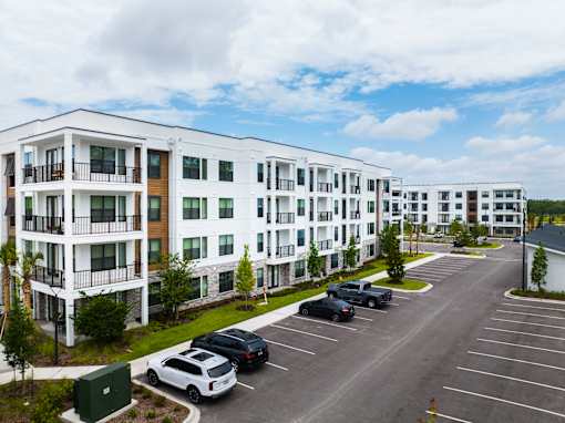 Parking lot at The Residences at Enso, Jacksonville, FL, 32224
