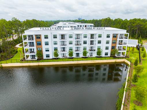 Aerial View of Apartment Building at The Residences at Enso, Jacksonville