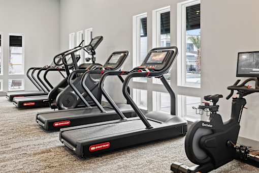 Fitness Center with Cardio Machines at The Residences at Enso, Jacksonville, FL, 32224