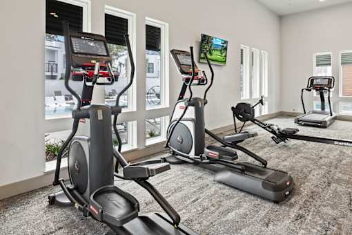 Fitness Center with Cardio Equipments at The Residences at Enso, Jacksonville, FL