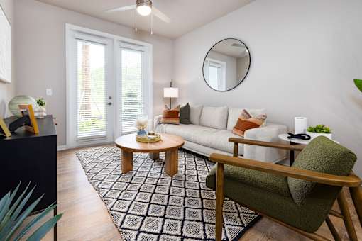Living Room with Couch at The Residences at Enso, Jacksonville