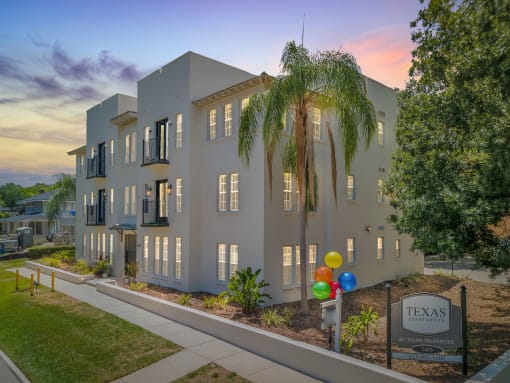 Exterior of Texas Apartment