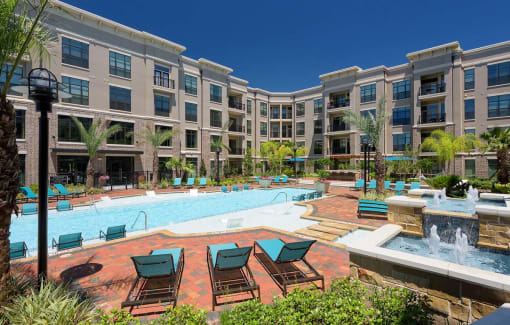 Pool with Sundeck and Lounge Seating