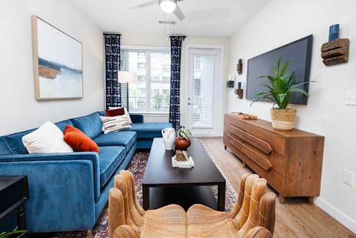 Living Room at The Station at San Marco, Jacksonville, 32207
