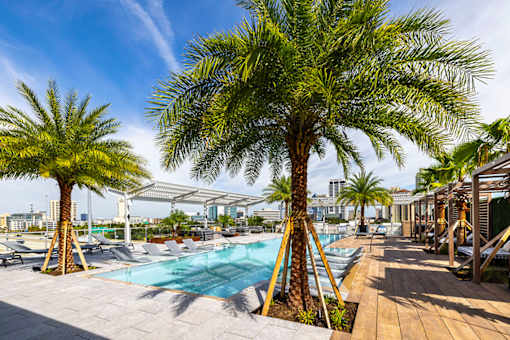 Shimmering Pool at The Station at San Marco, Jacksonville, Florida