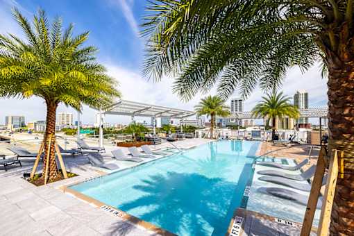 Crystal Clear Pool at The Station at San Marco, Jacksonville